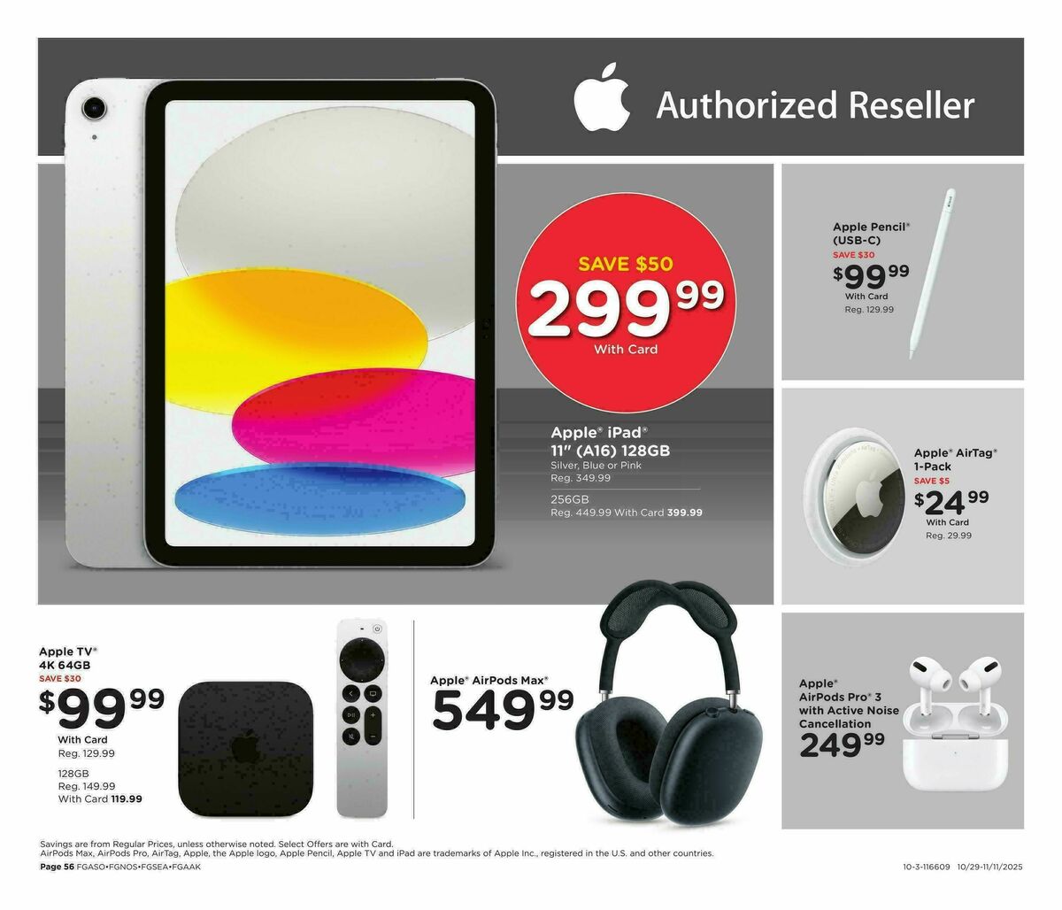 Fred Meyer Home & Apparel Weekly Ad from October 29