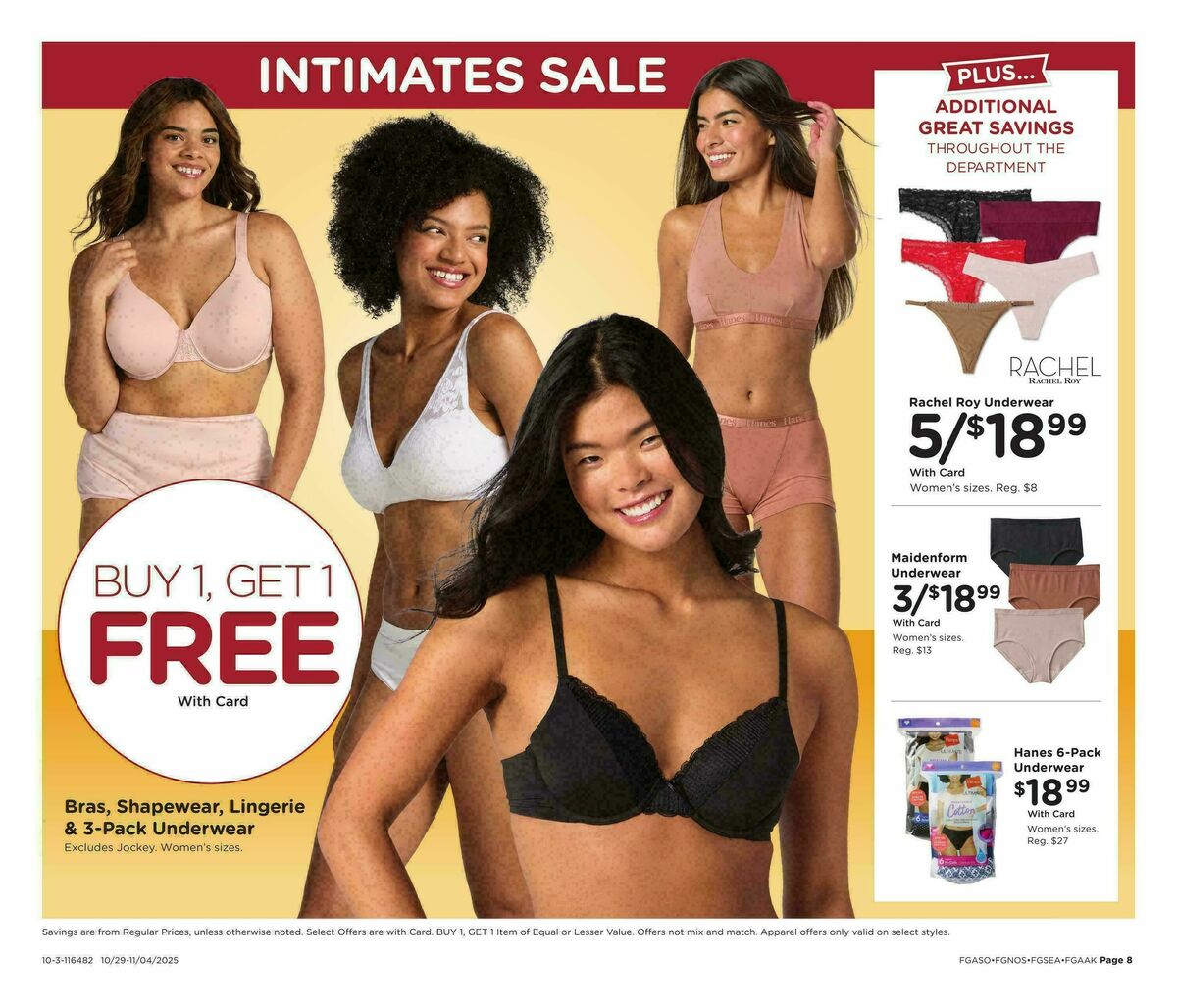 Fred Meyer Home & Apparel Weekly Ad from October 29