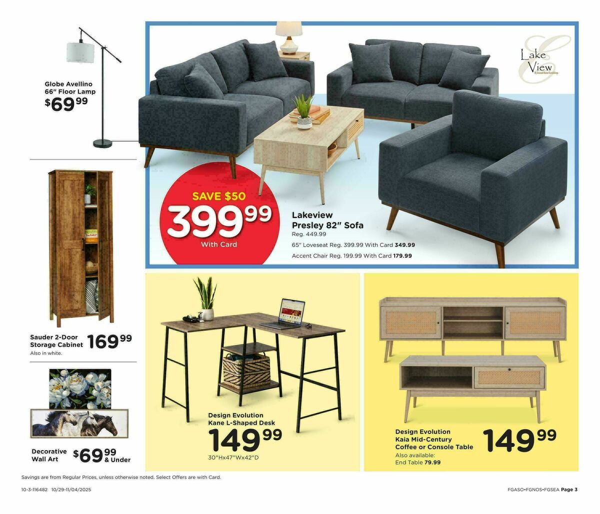 Fred Meyer Home & Apparel Weekly Ad from October 29