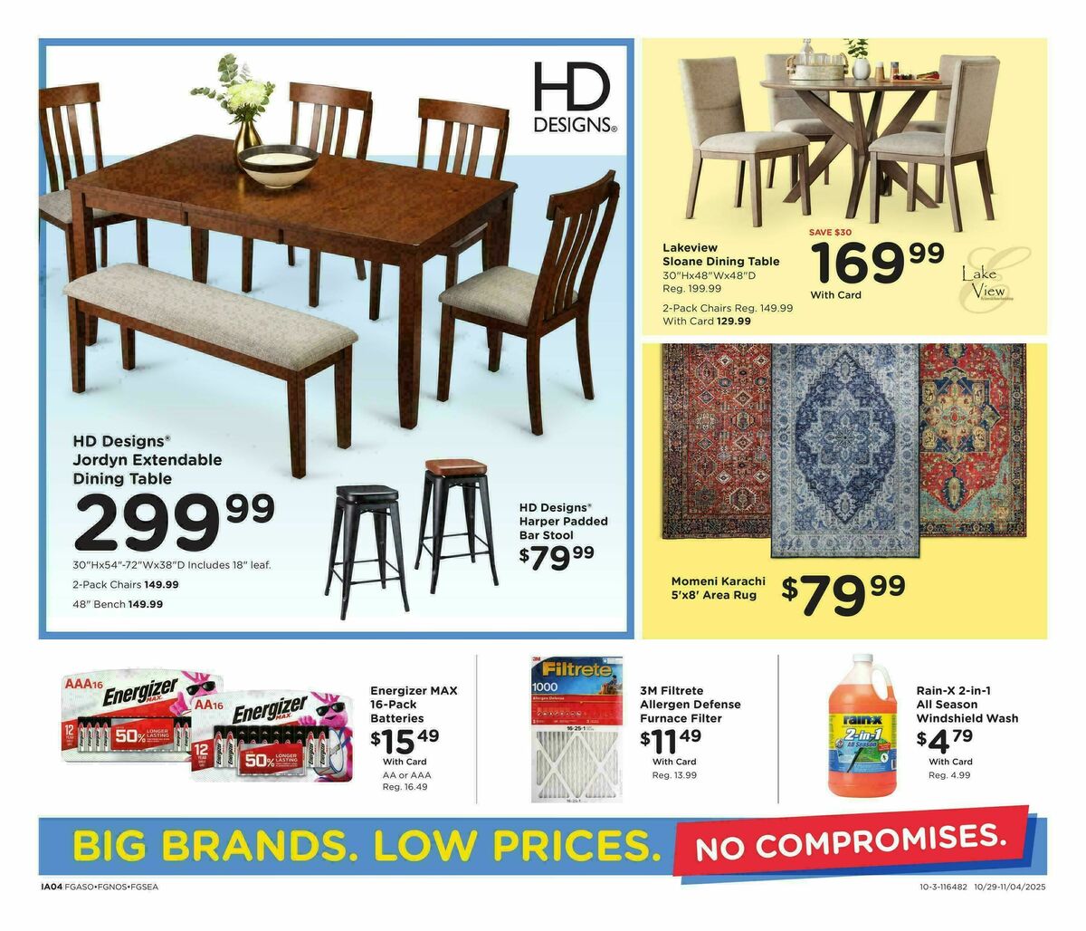 Fred Meyer Home & Apparel Weekly Ad from October 29