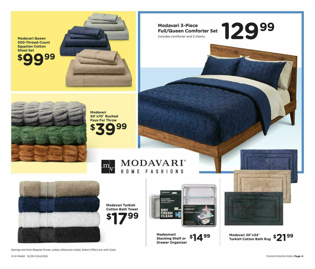 Fred Meyer Home & Apparel Weekly Ad from October 29