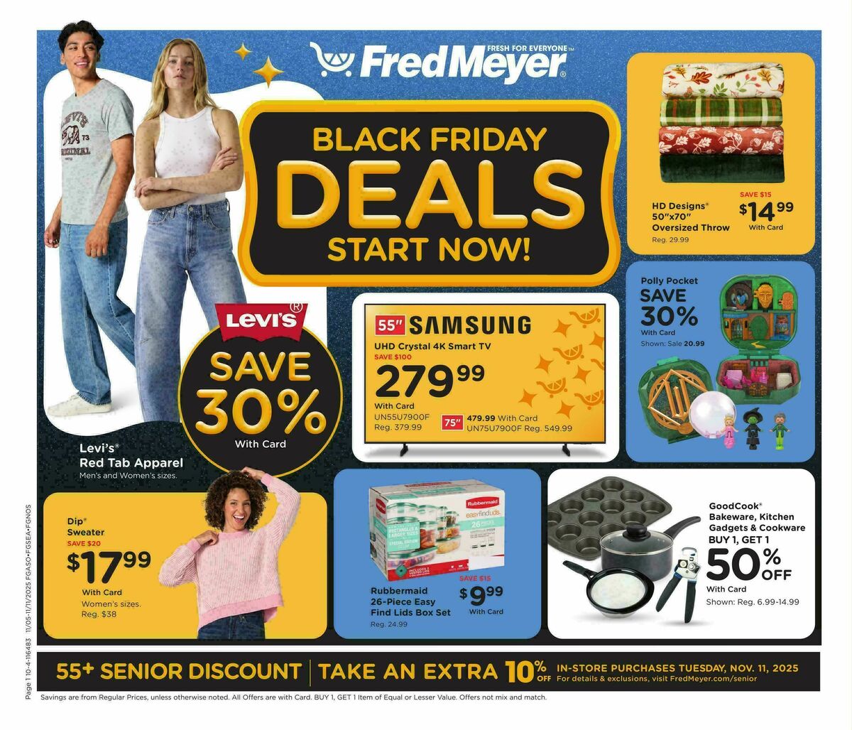 Fred Meyer Home & Apparel Weekly Ad from November 5