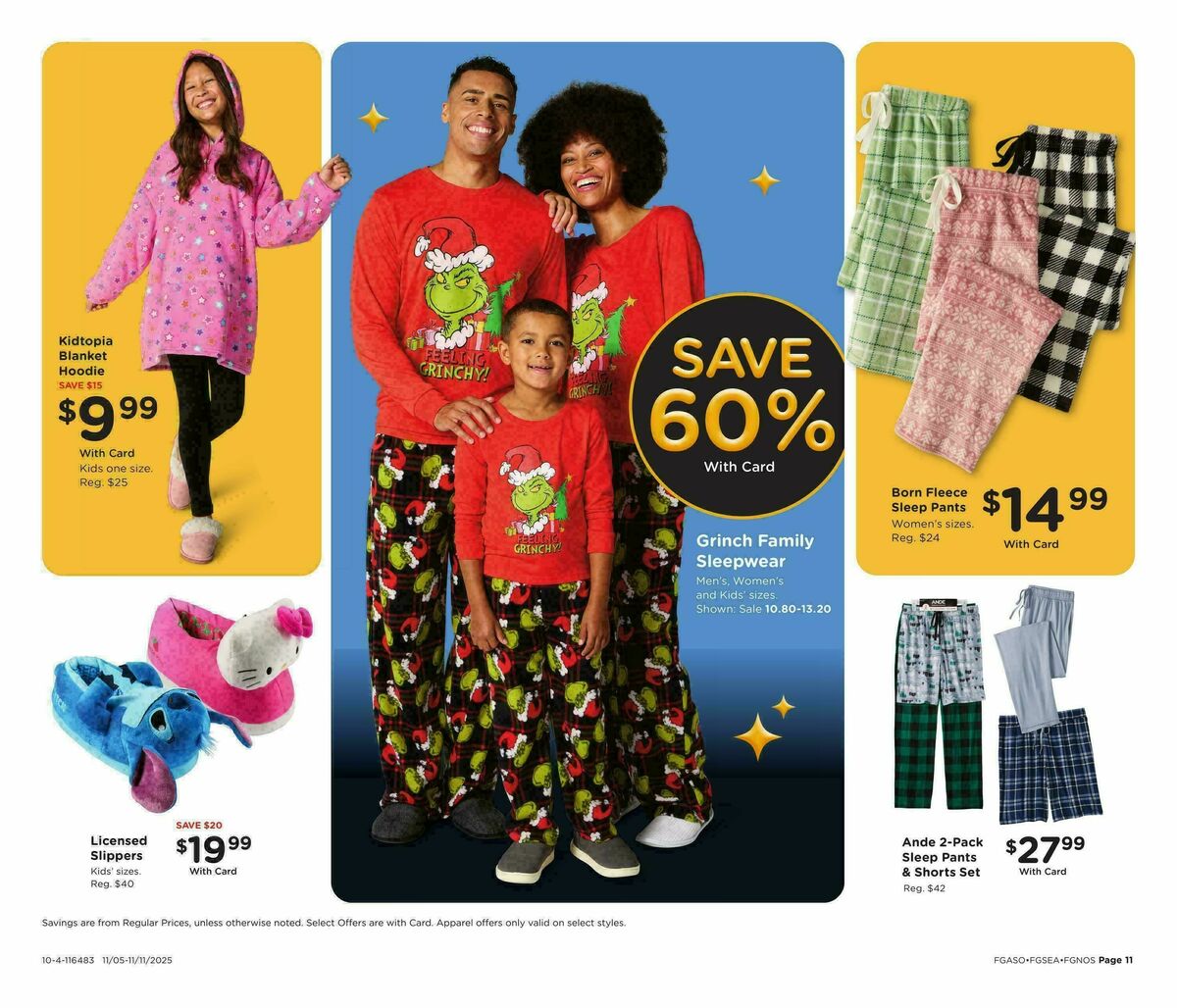 Fred Meyer Home & Apparel Weekly Ad from November 5