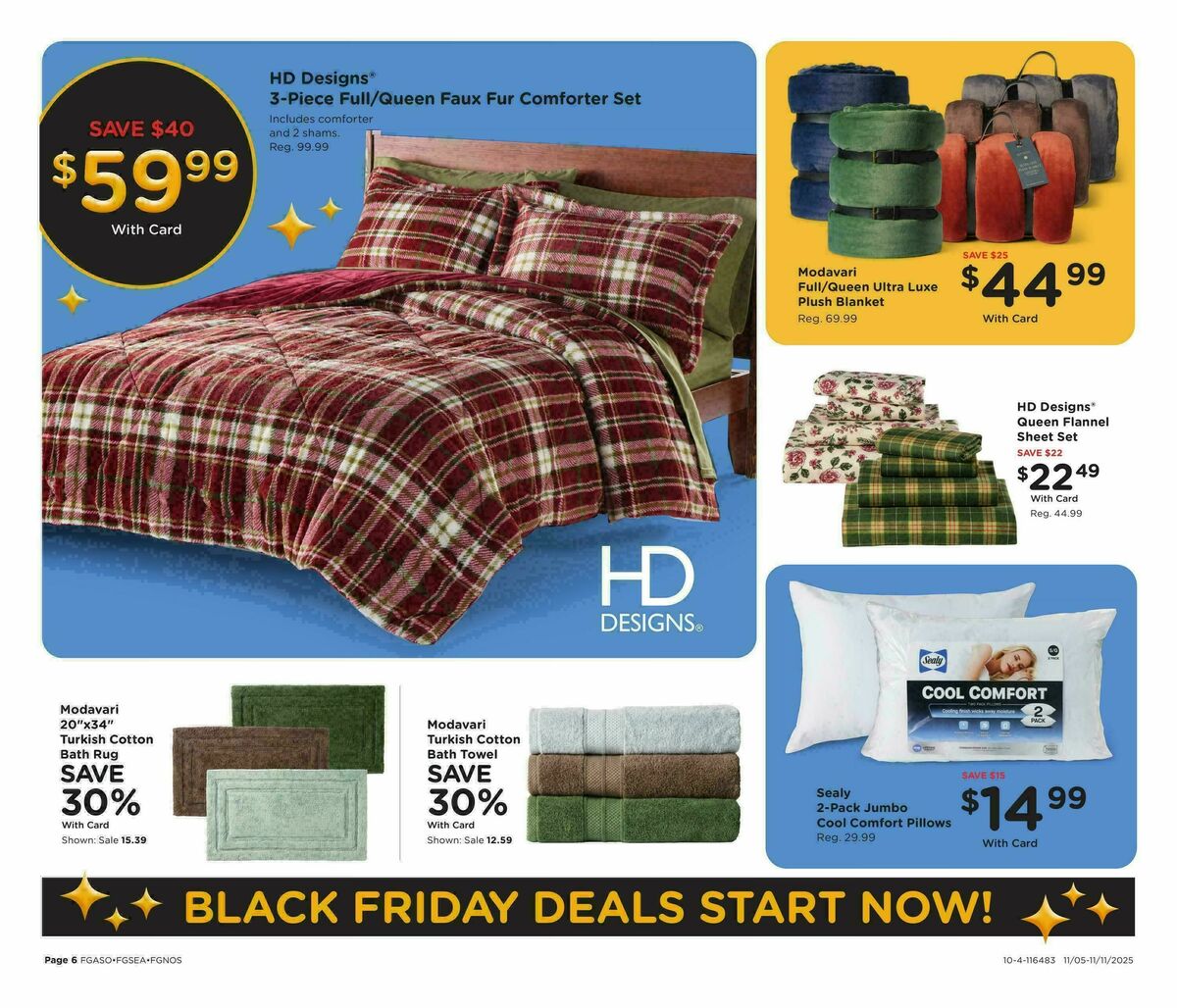 Fred Meyer Home & Apparel Weekly Ad from November 5