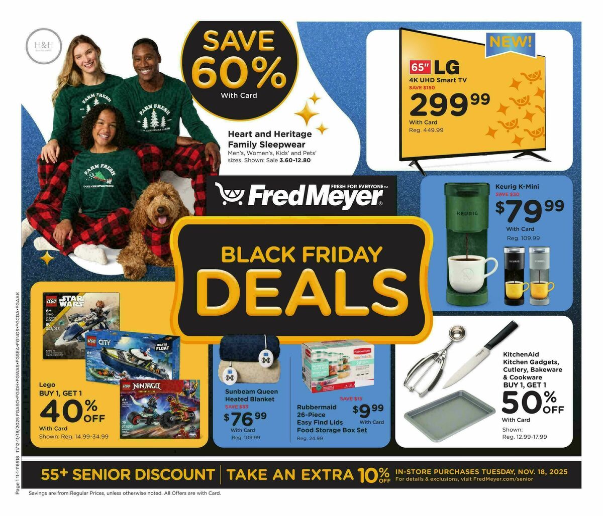Fred Meyer Home & Apparel Weekly Ad from November 12