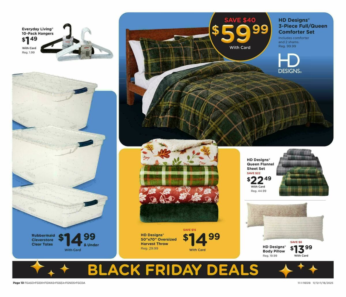 Fred Meyer Home & Apparel Weekly Ad from November 12