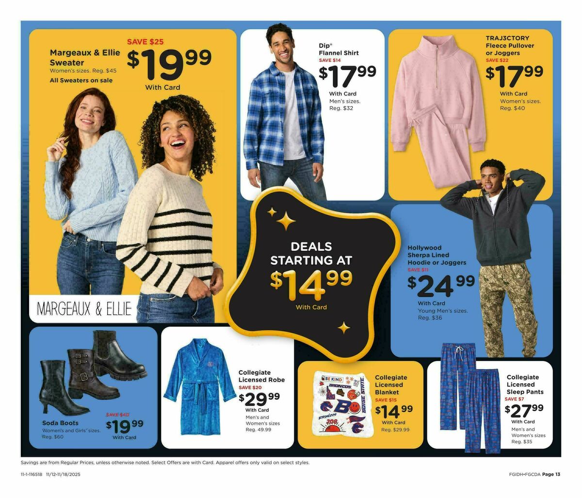 Fred Meyer Home & Apparel Weekly Ad from November 12
