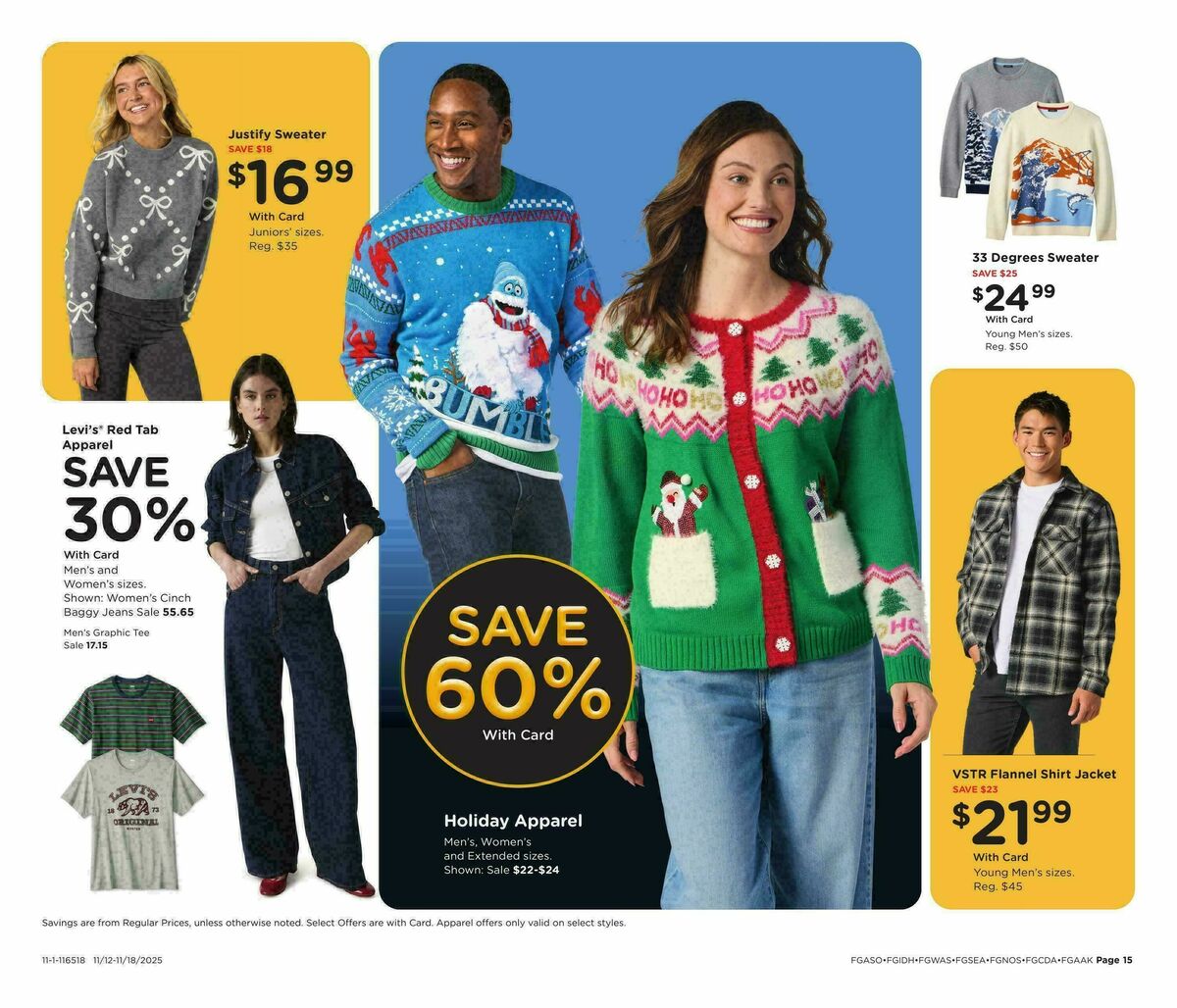 Fred Meyer Home & Apparel Weekly Ad from November 12