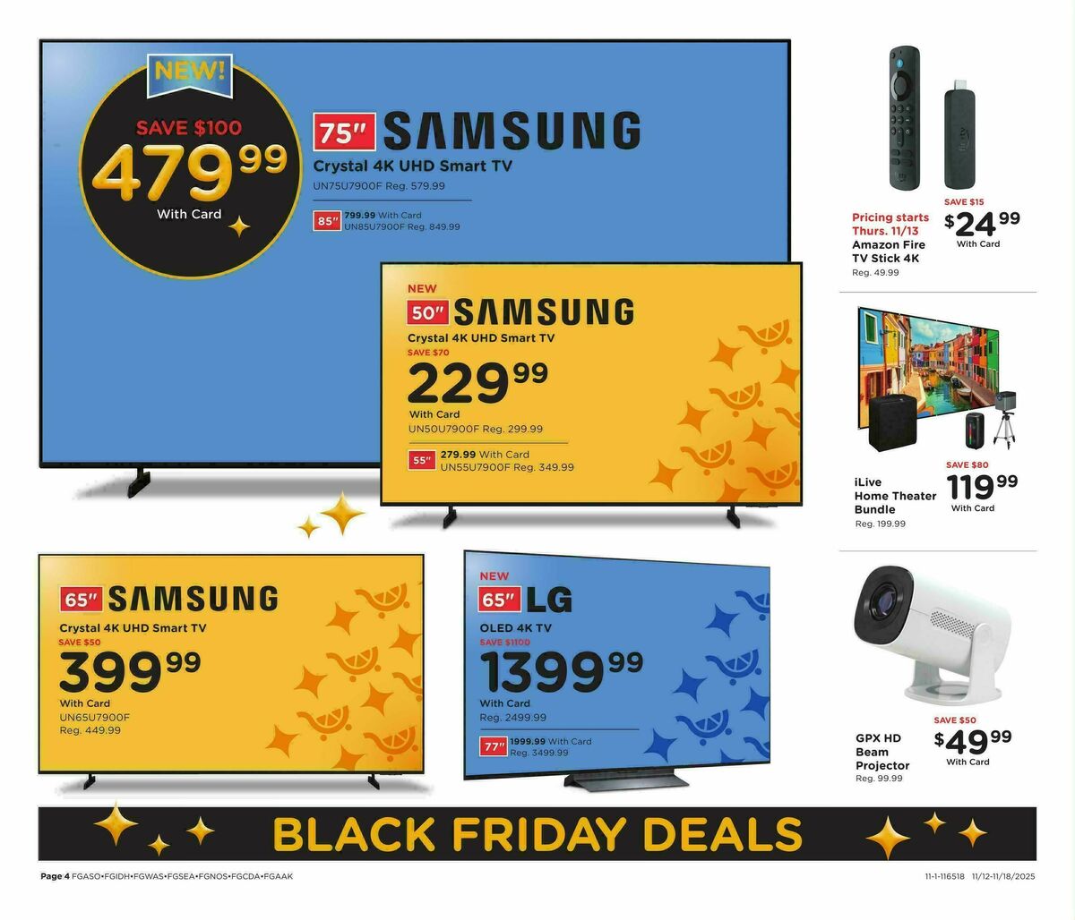 Fred Meyer Home & Apparel Weekly Ad from November 12