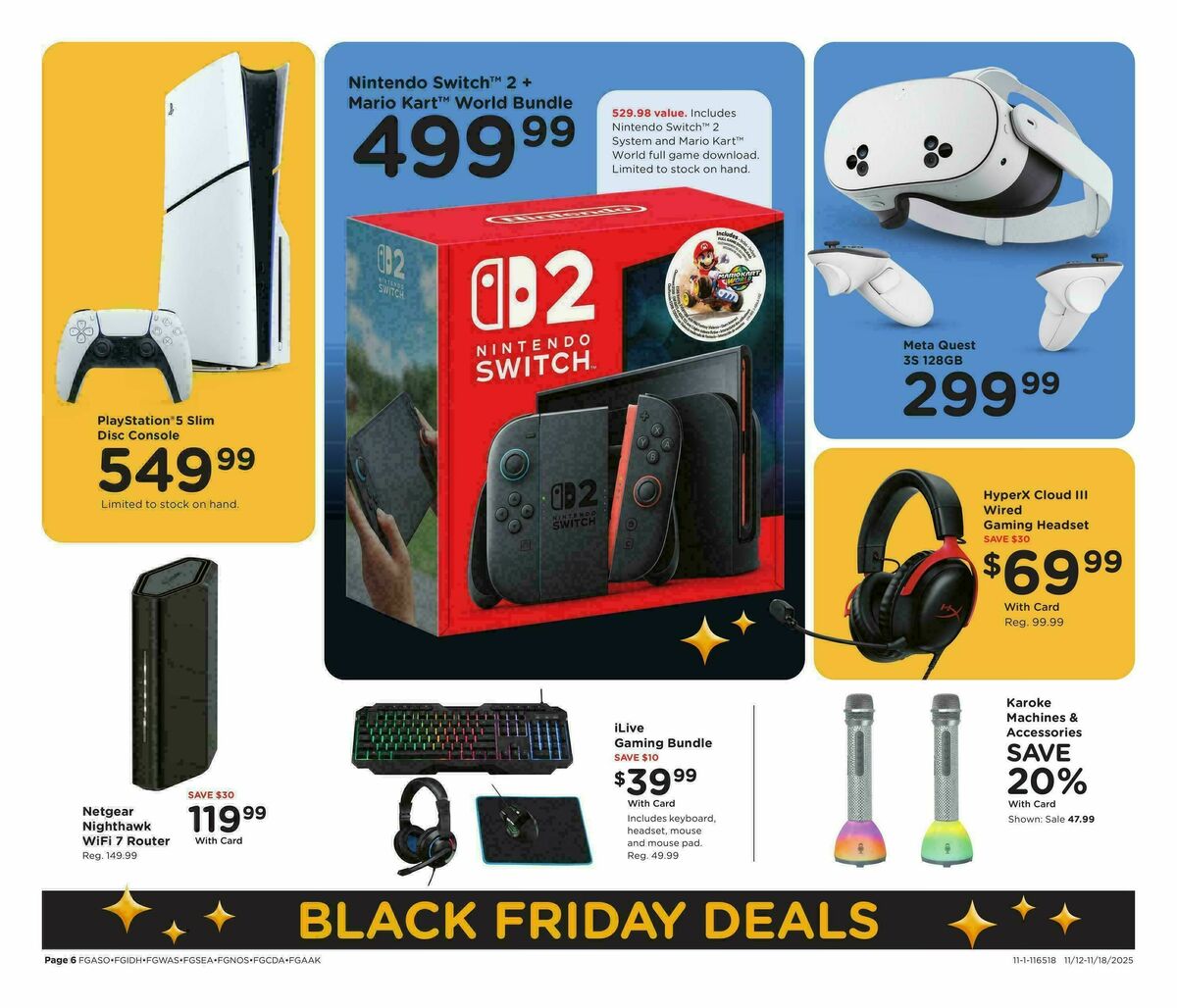Fred Meyer Home & Apparel Weekly Ad from November 12