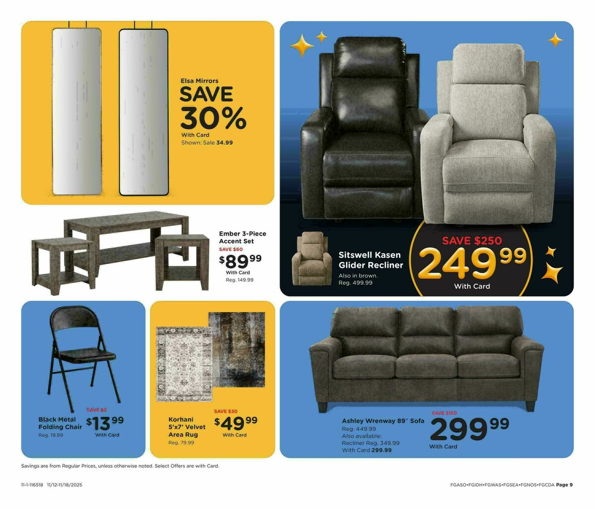 Fred Meyer Home & Apparel Weekly Ad from November 12