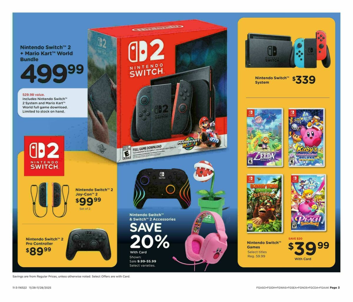 Fred Meyer Preview Black Friday Weekly Ad from November 28