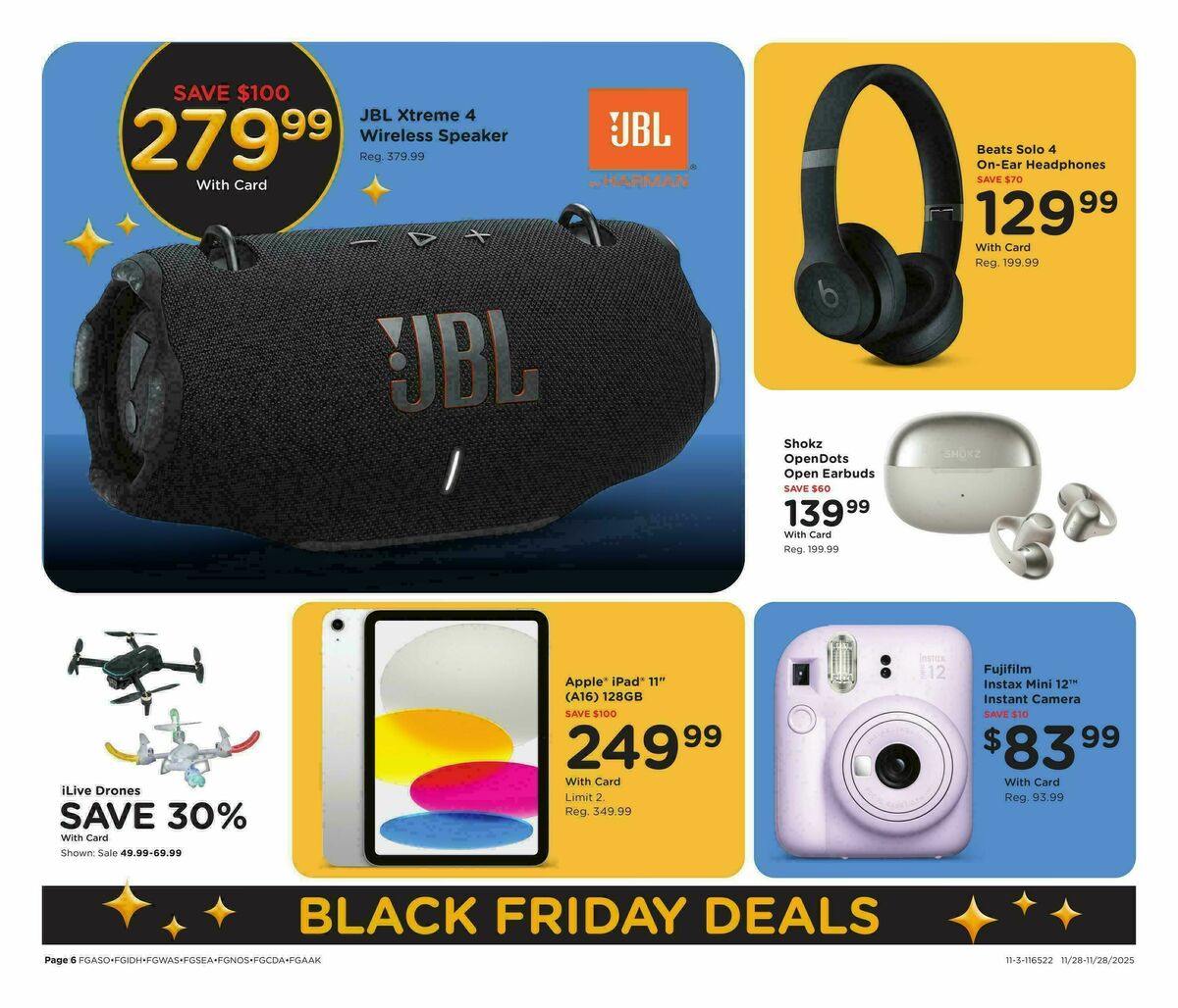 Fred Meyer Preview Black Friday Weekly Ad from November 28