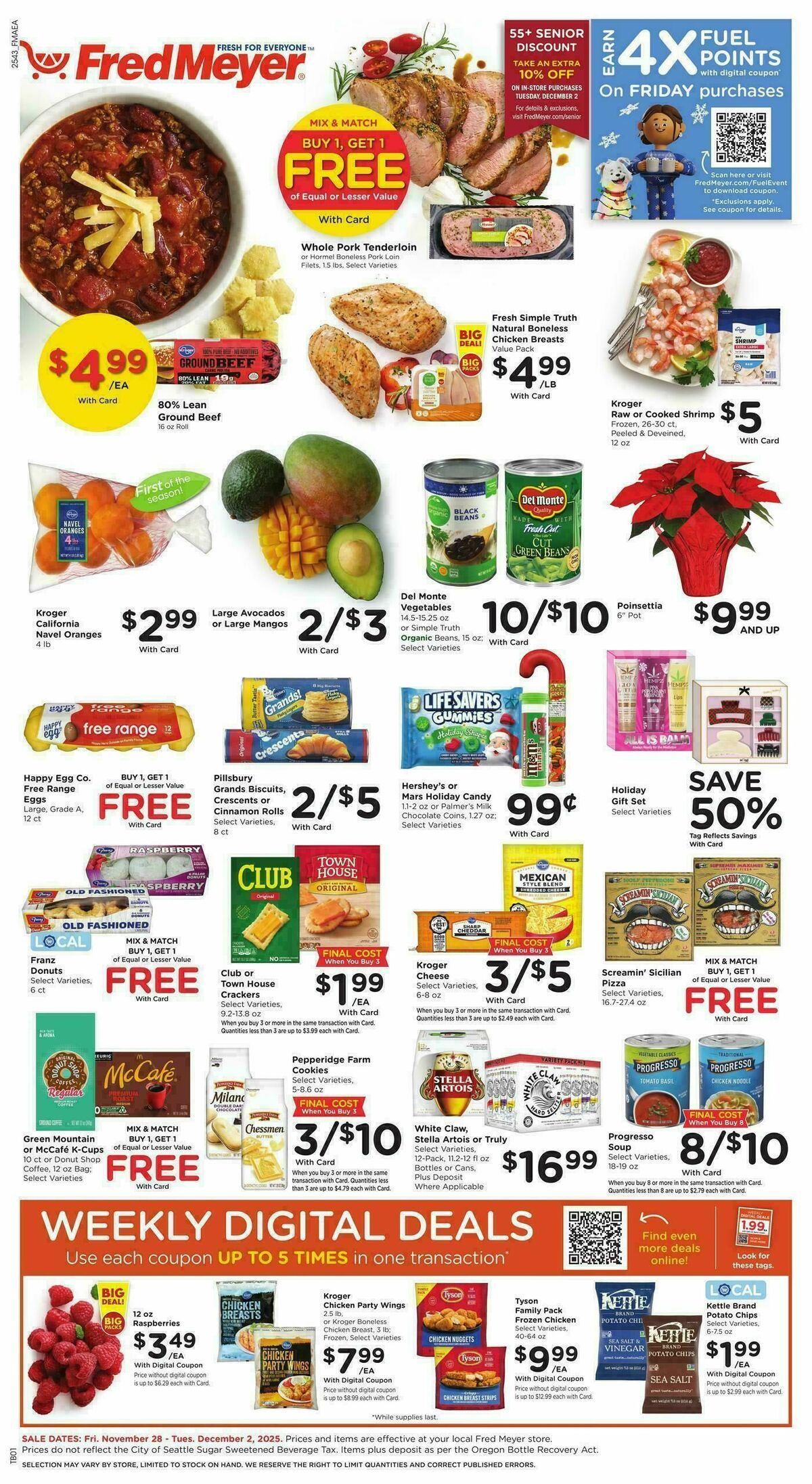 Fred Meyer Weekly Ad from November 28