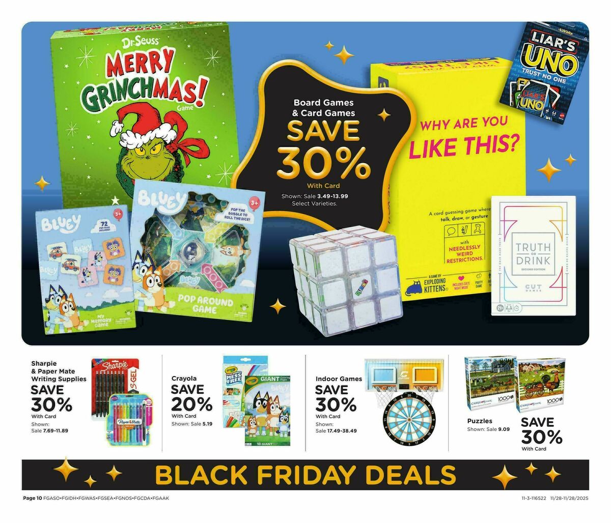 Fred Meyer Black Friday Weekly Ad from November 28