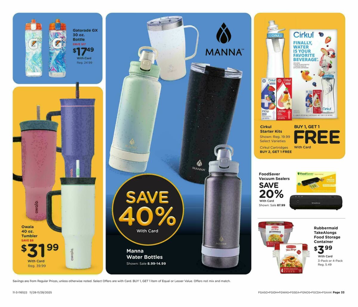 Fred Meyer Black Friday Weekly Ad from November 28
