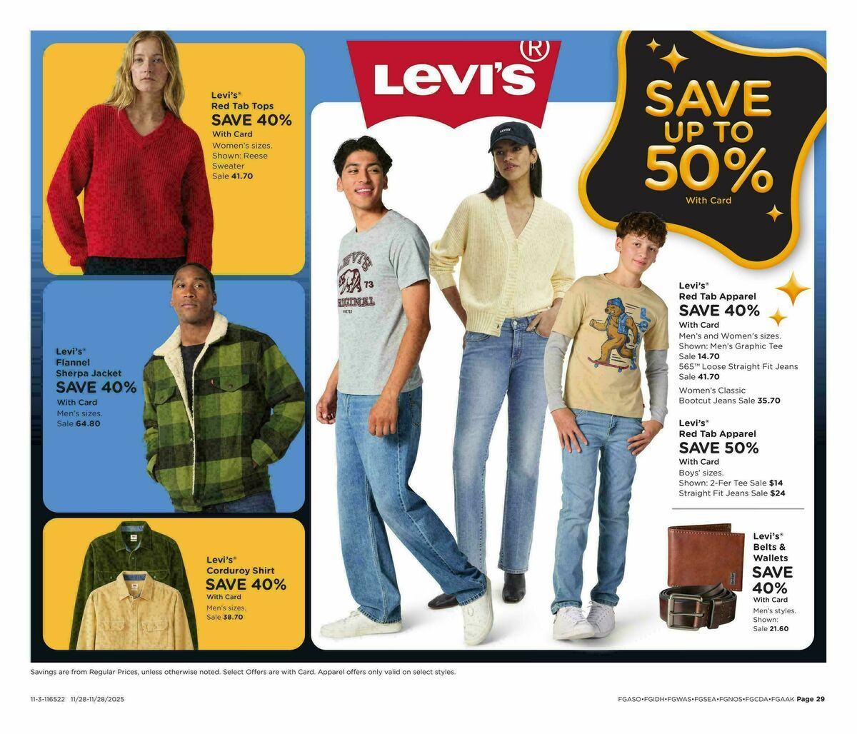 Fred Meyer Black Friday Weekly Ad from November 28