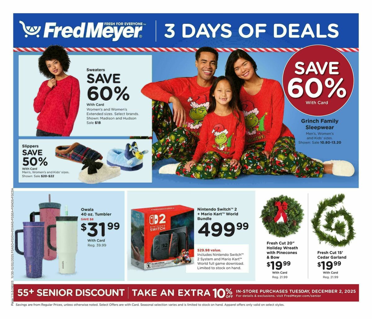 Fred Meyer Black Friday Weekly Ad from November 30