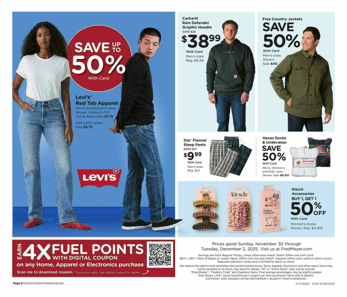 Fred Meyer Black Friday Weekly Ad from November 30