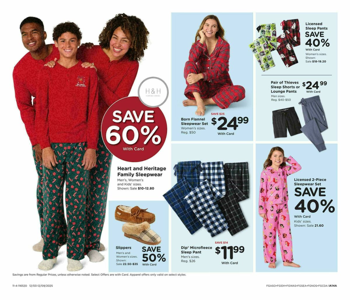 Fred Meyer Home & Apparel Weekly Ad from December 3