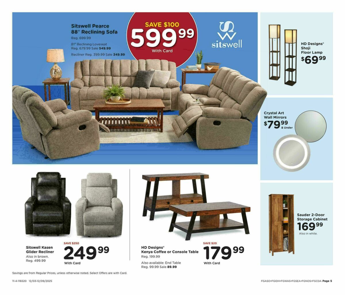 Fred Meyer Home & Apparel Weekly Ad from December 3