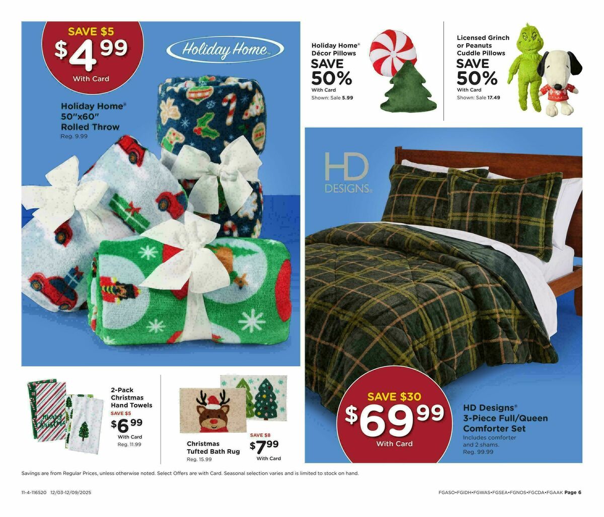 Fred Meyer Home & Apparel Weekly Ad from December 3