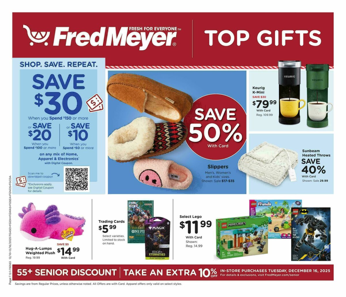Fred Meyer Home & Apparel Weekly Ad from December 10