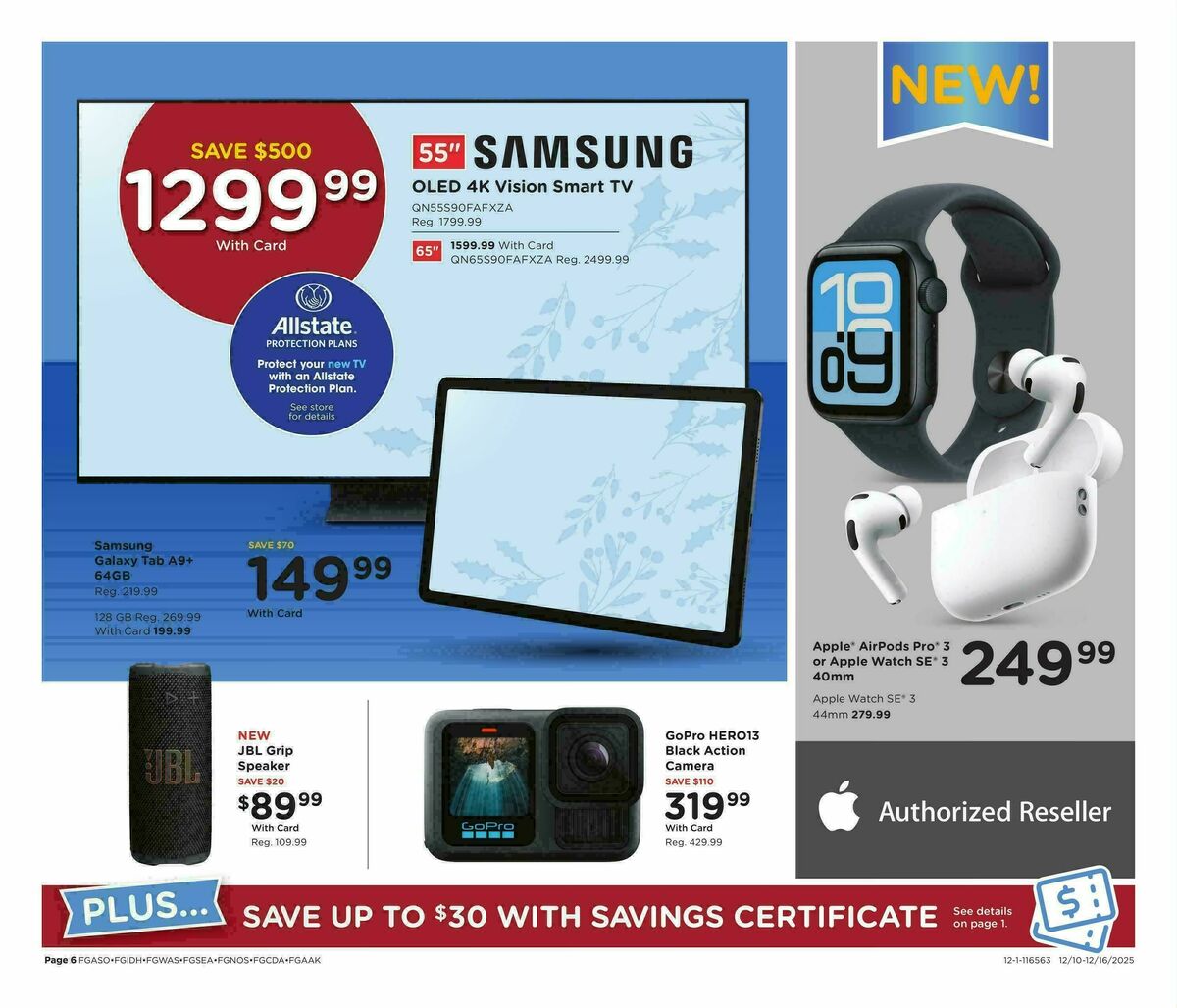 Fred Meyer Home & Apparel Weekly Ad from December 10