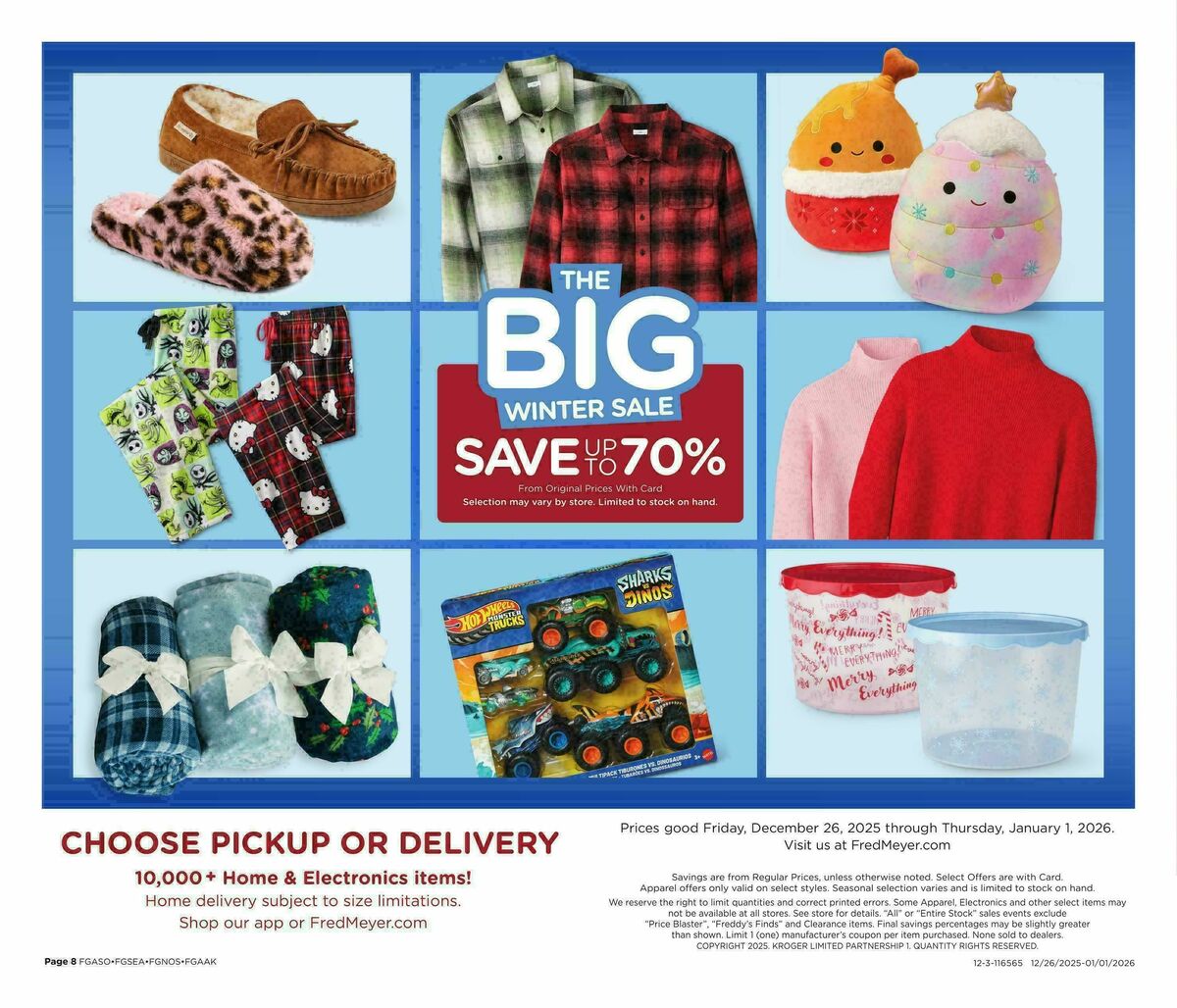Fred Meyer Home & Apparel Weekly Ad from December 26