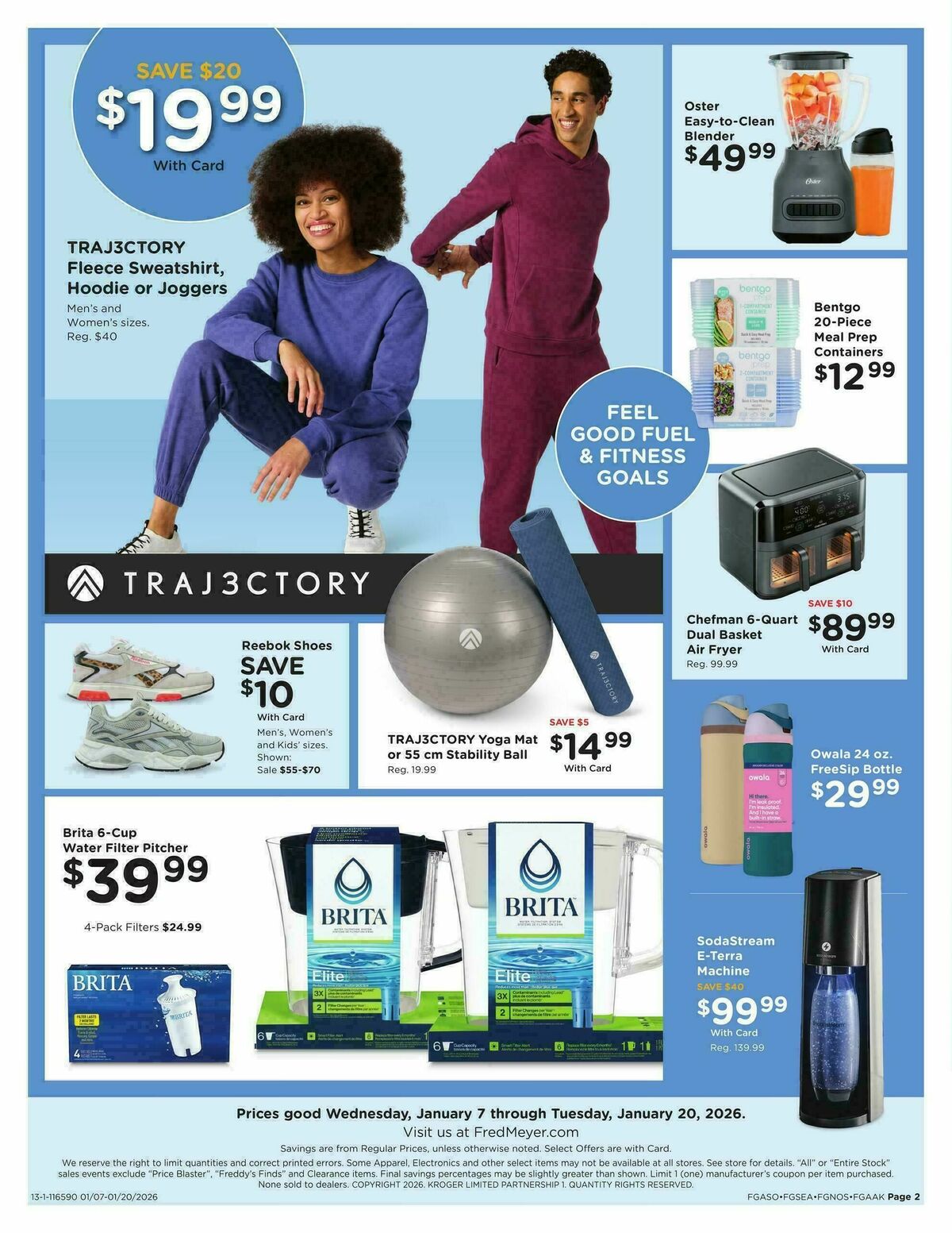 Fred Meyer Home & Apparel Weekly Ad from January 7