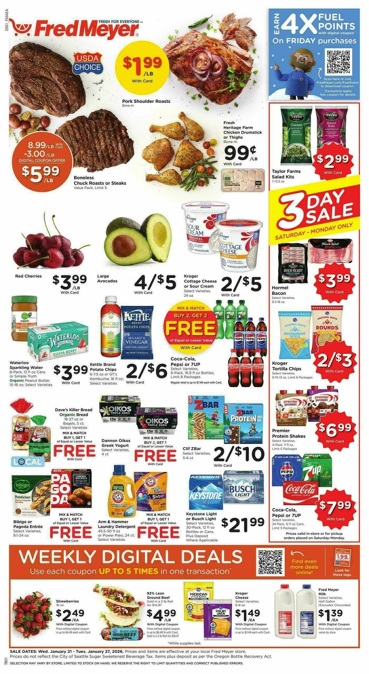 Fred Meyer Weekly Ad from January 21