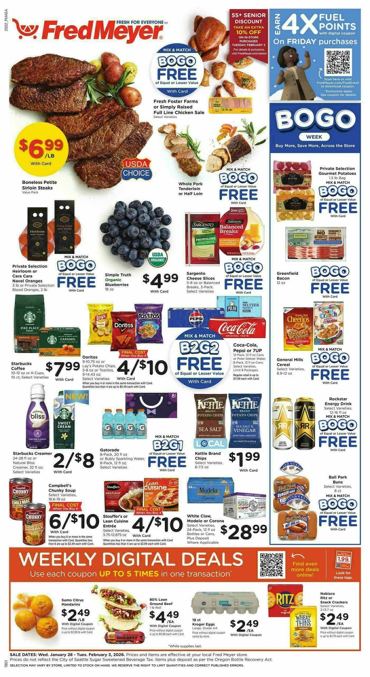 Fred Meyer Weekly Ad from January 28