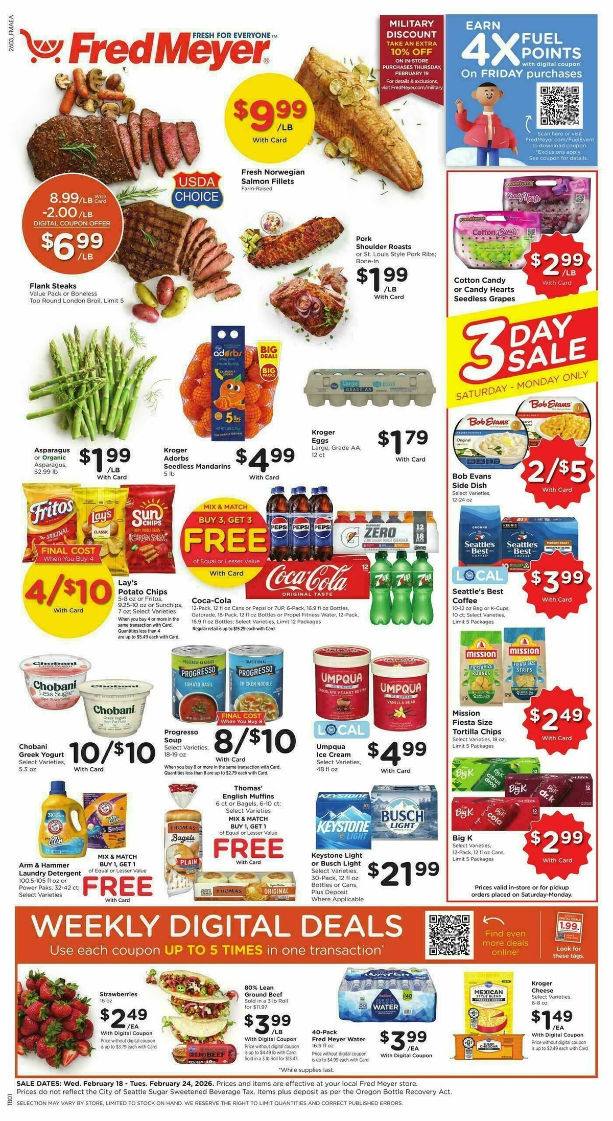 Fred Meyer Weekly Ad from February 18