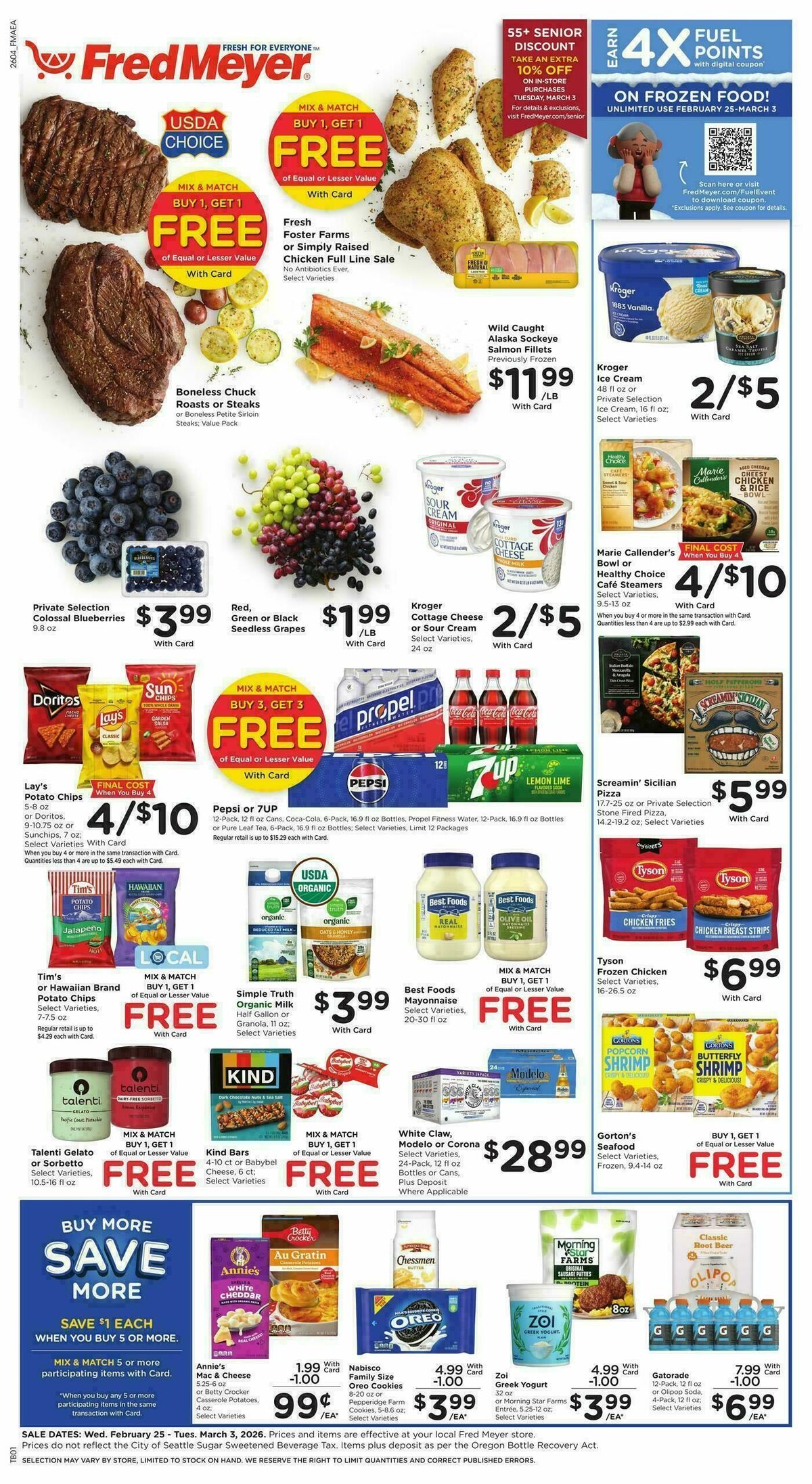 Fred Meyer Weekly Ad from February 25