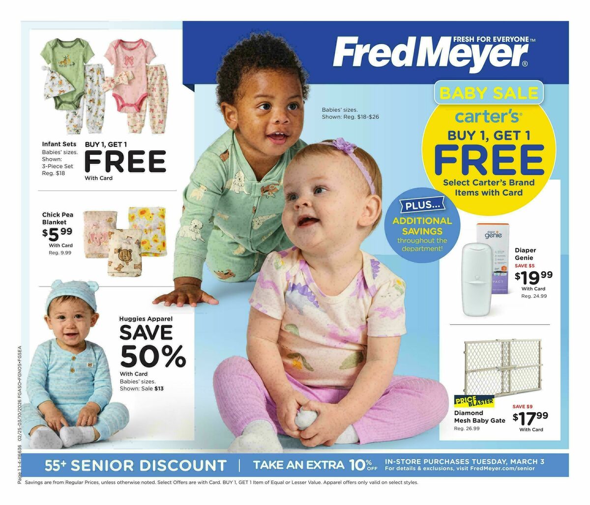 Fred Meyer Home & Apparel Weekly Ad from February 25