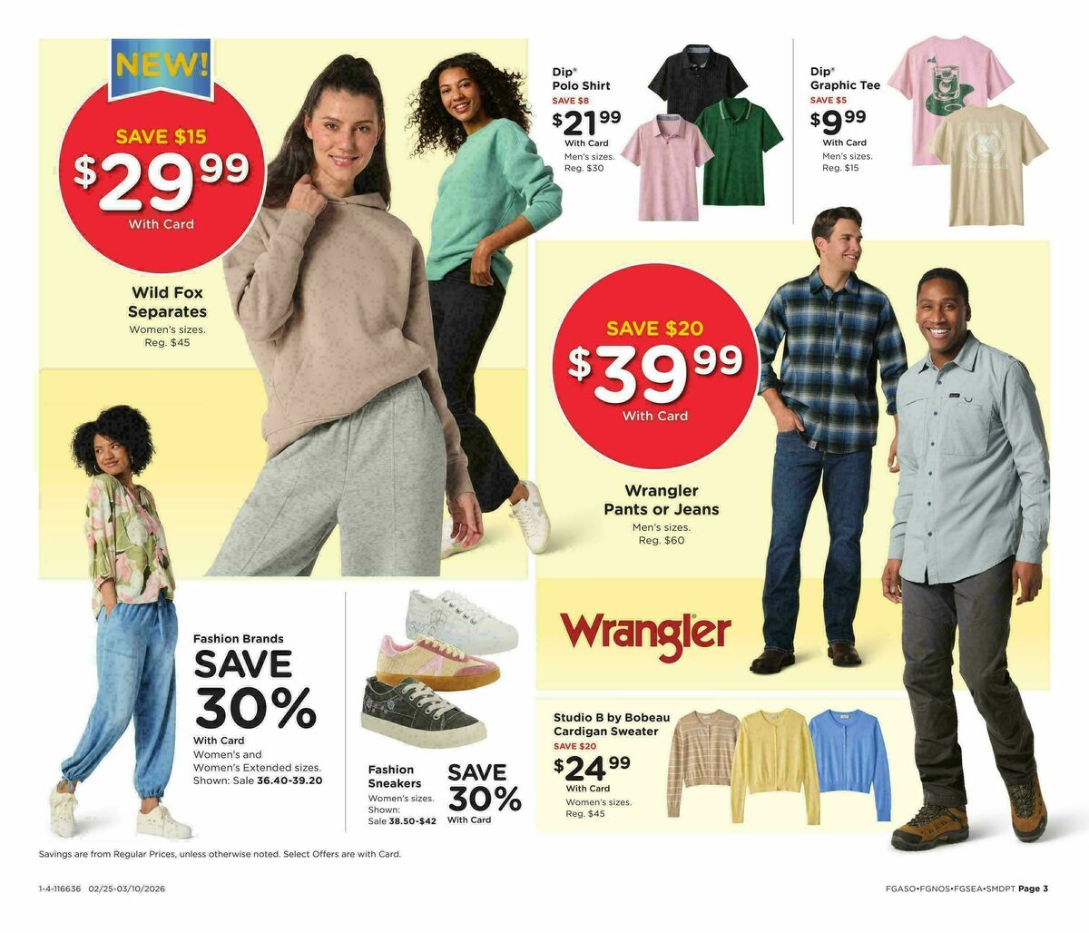 Fred Meyer Home & Apparel Weekly Ad from February 25