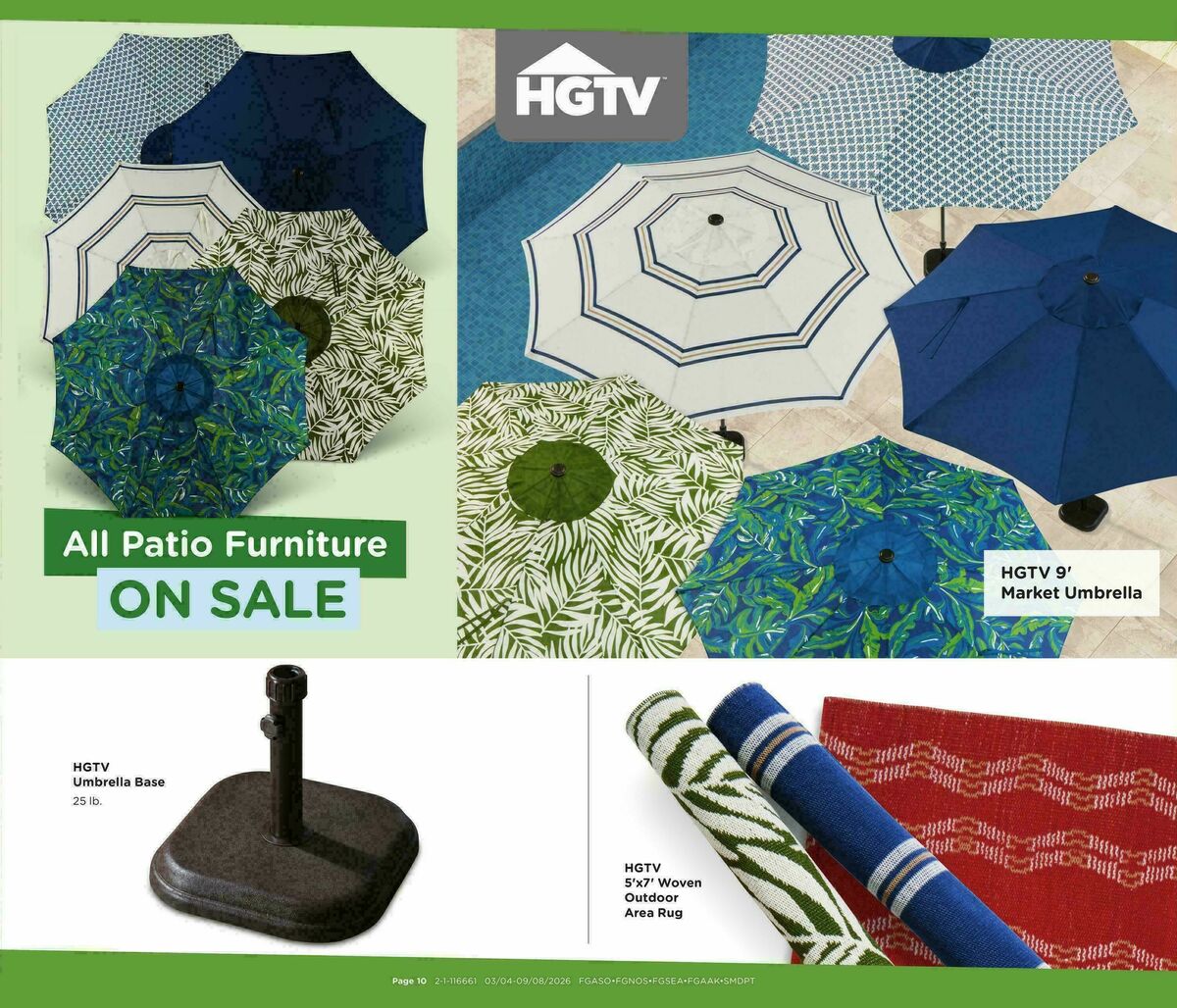 Fred Meyer Outdoor Living Weekly Ad from March 4