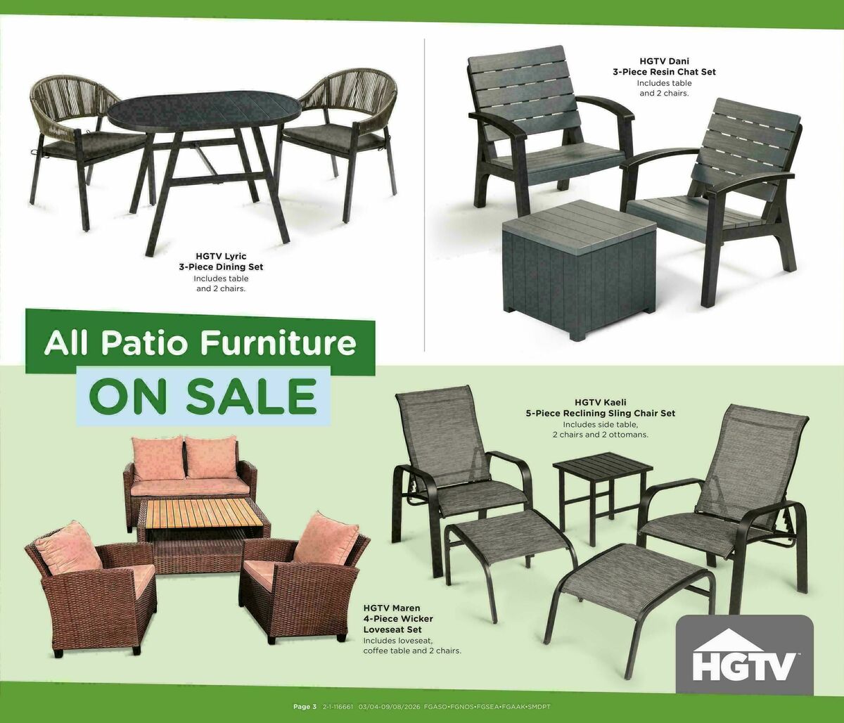 Fred Meyer Outdoor Living Weekly Ad from March 4