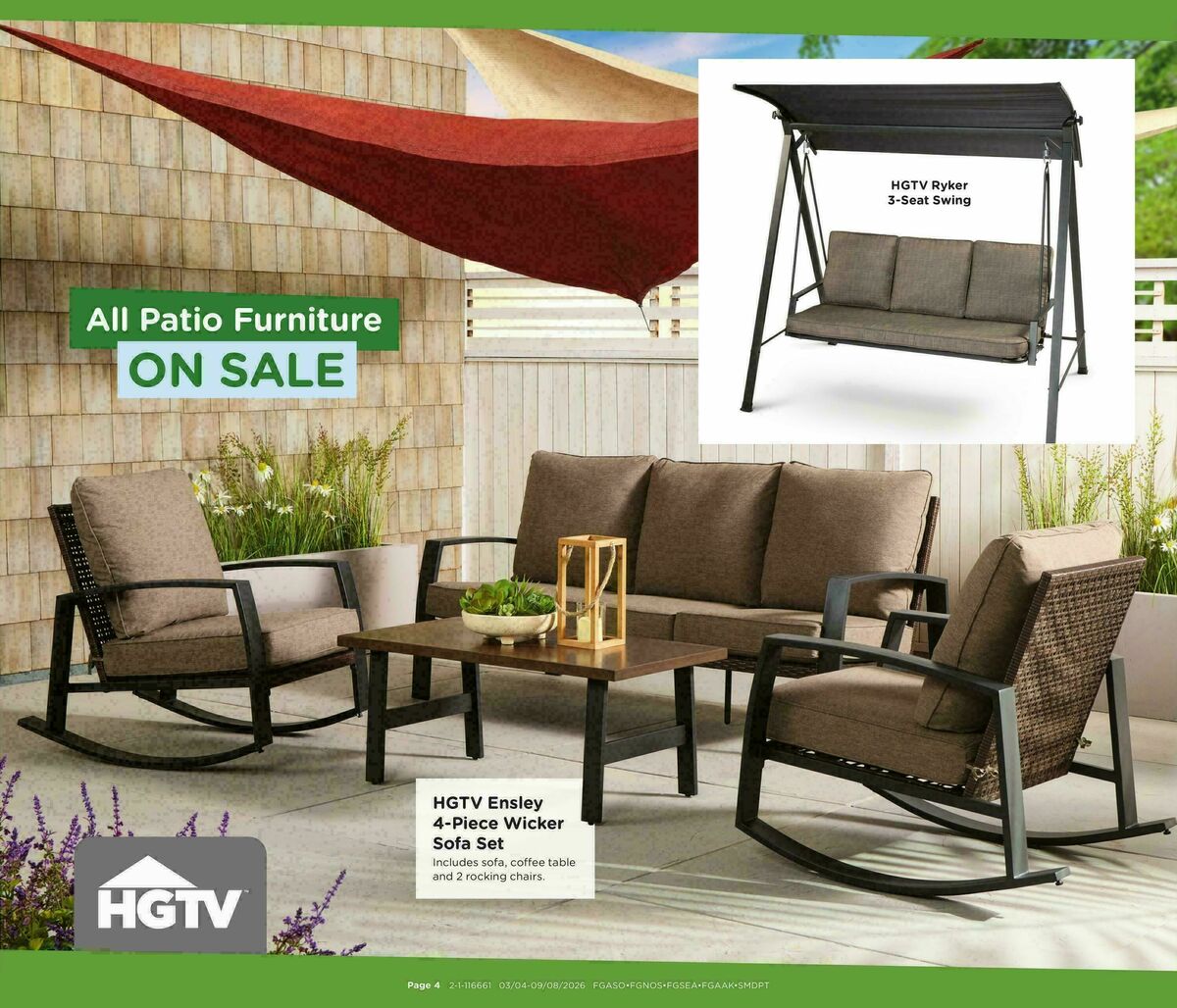 Fred Meyer Outdoor Living Weekly Ad from March 4