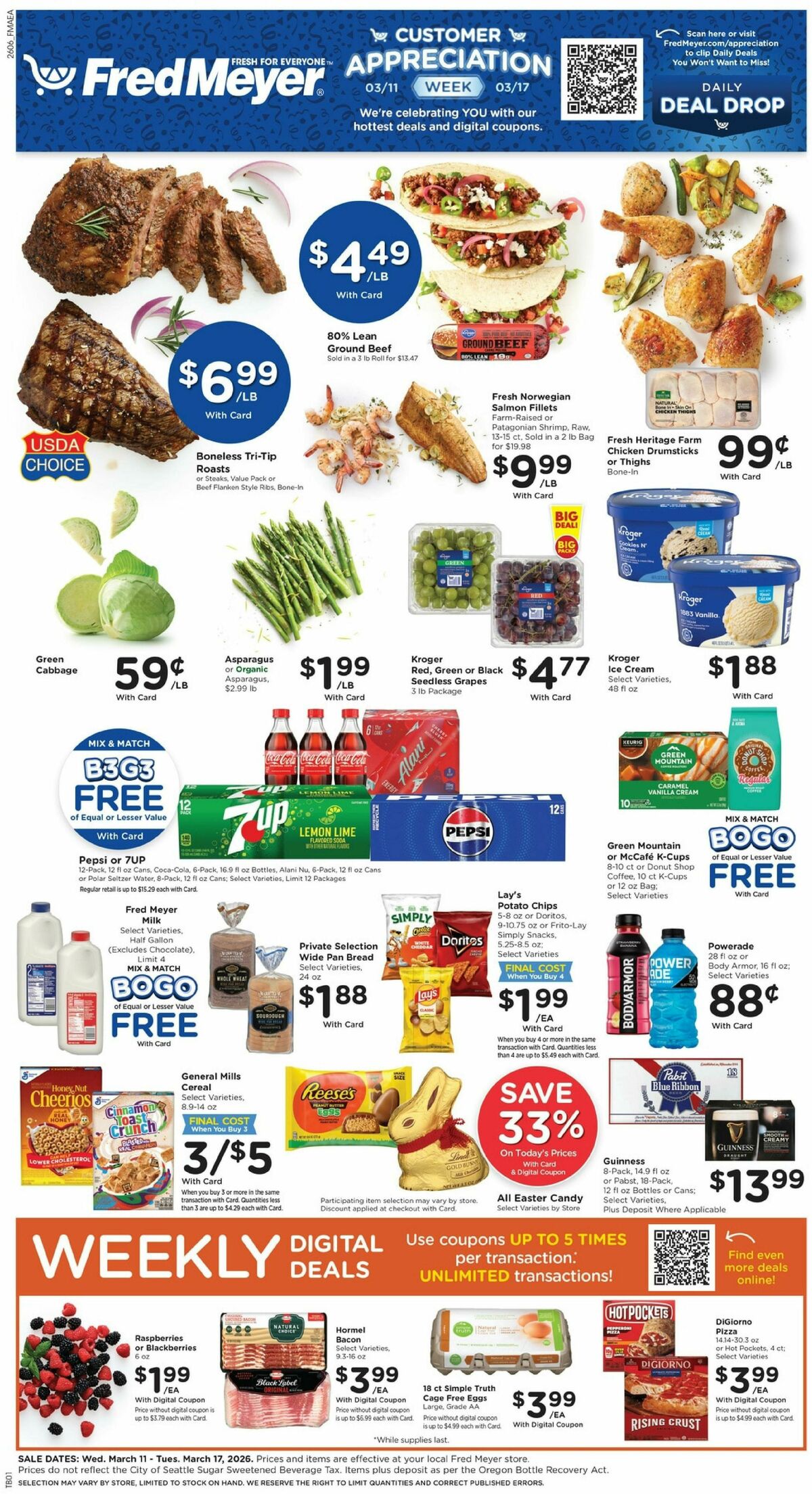 Fred Meyer Weekly Ad from March 11