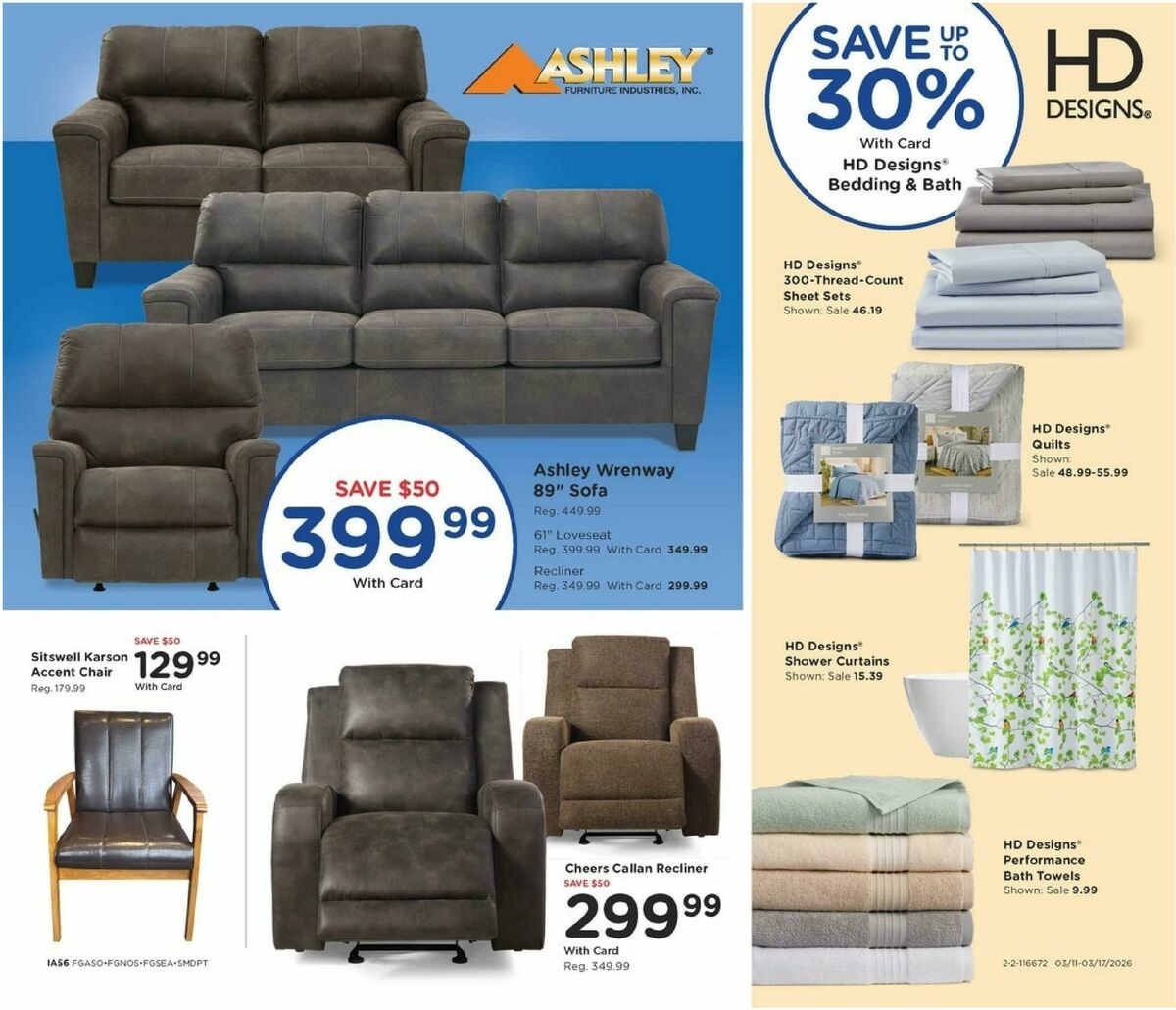 Fred Meyer Home & Apparel Weekly Ad from March 11
