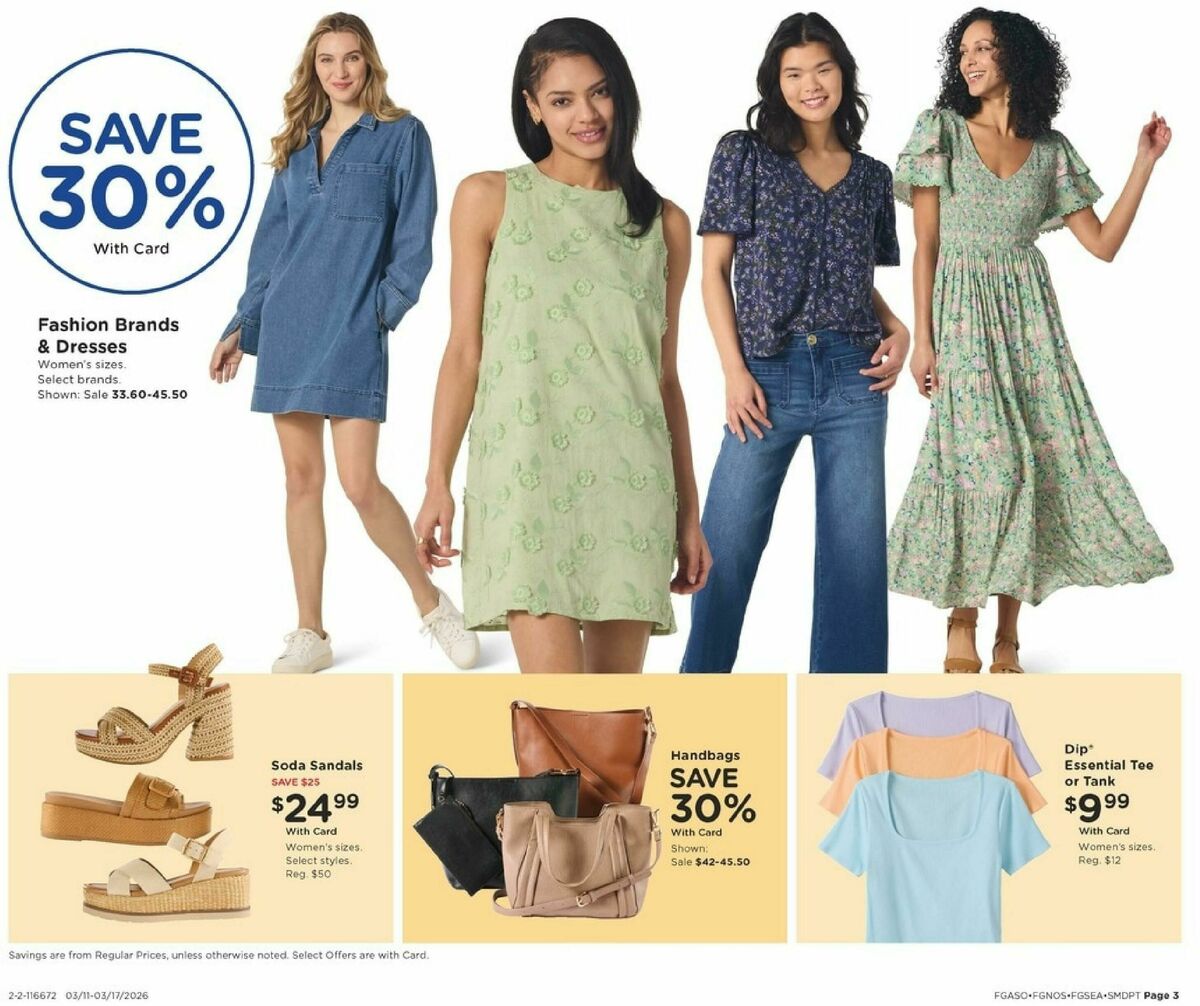 Fred Meyer Home & Apparel Weekly Ad from March 11