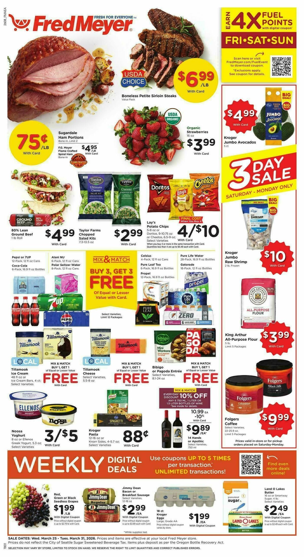 Fred Meyer Weekly Ad from March 25