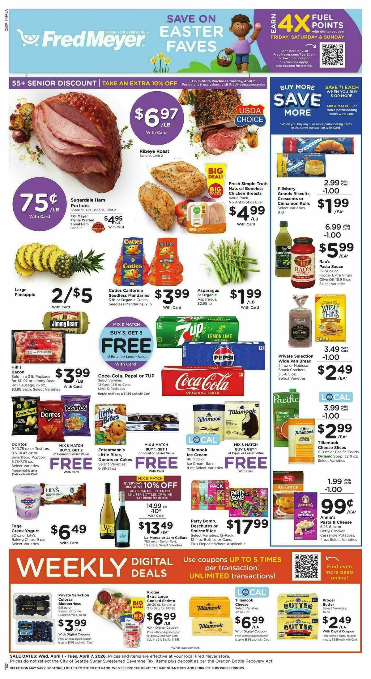 Fred Meyer Weekly Ad from April 1