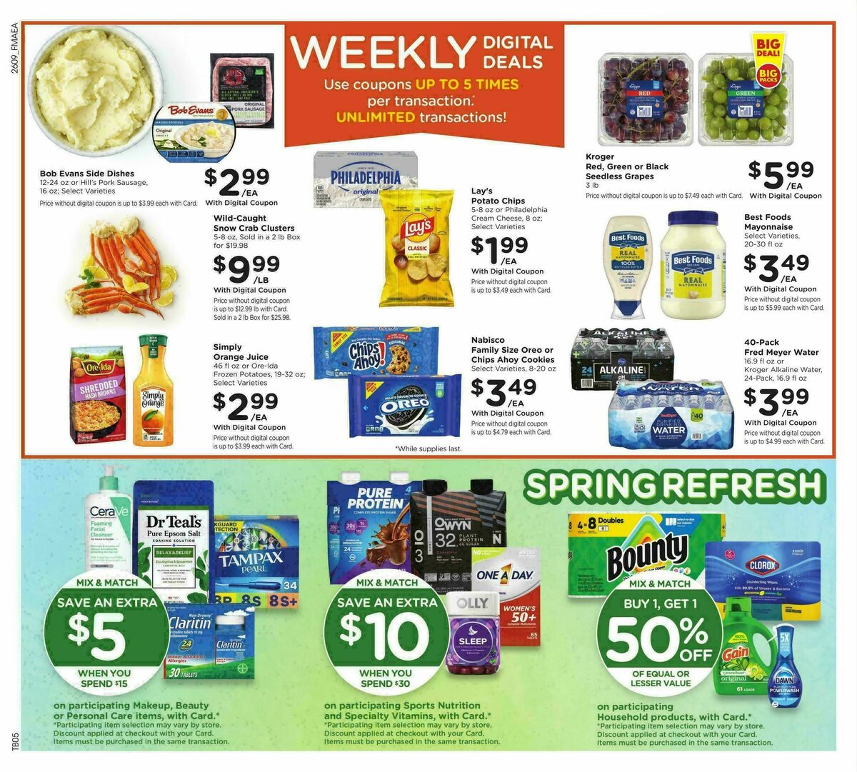 Fred Meyer Weekly Ad from April 1