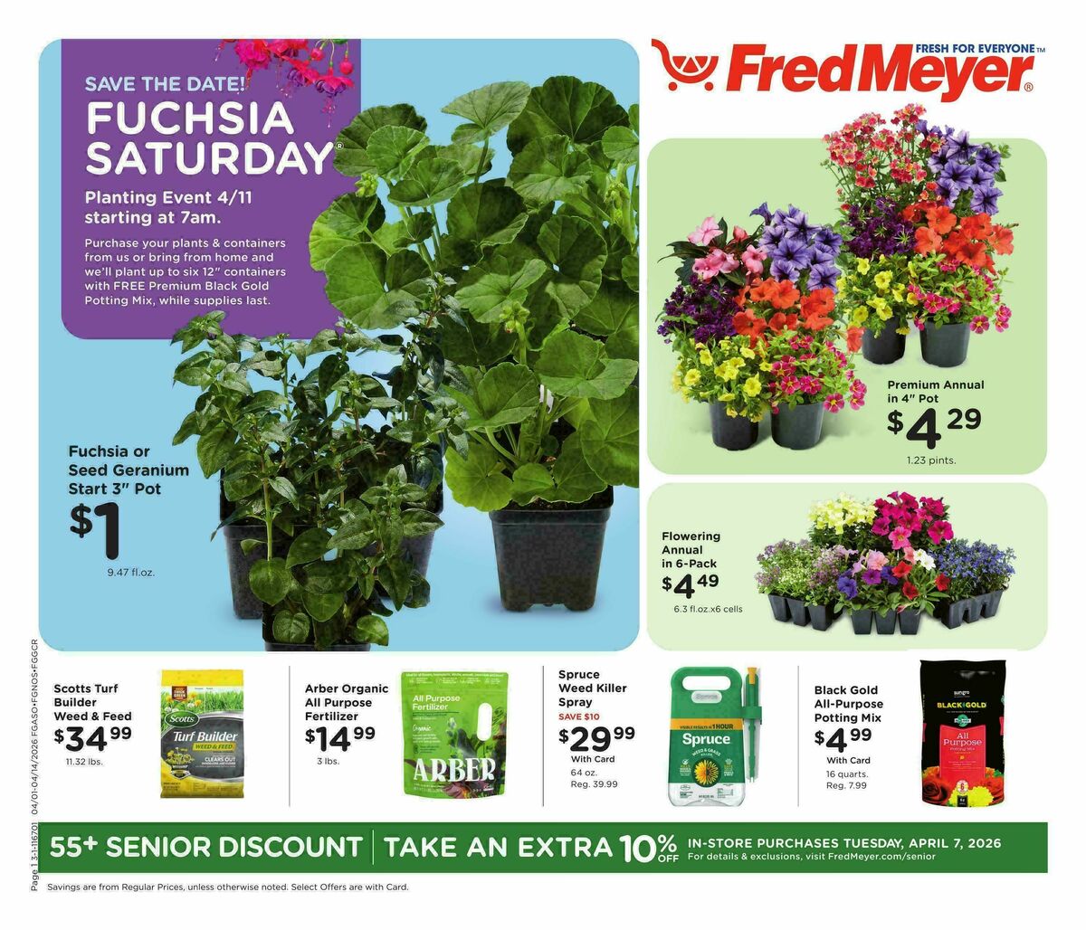Fred Meyer Home & Apparel Weekly Ad from April 1