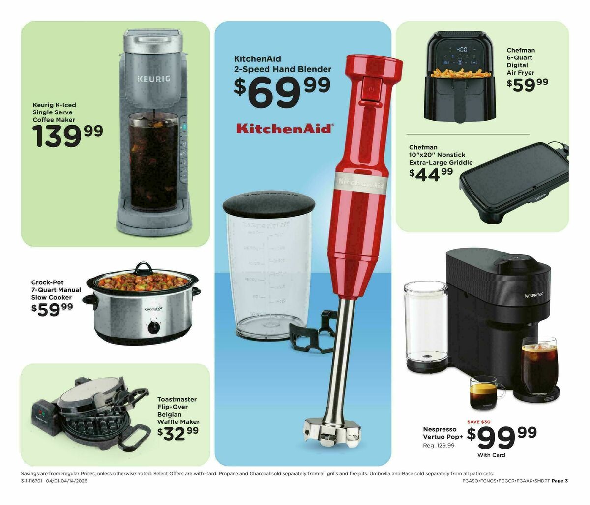 Fred Meyer Home & Apparel Weekly Ad from April 1