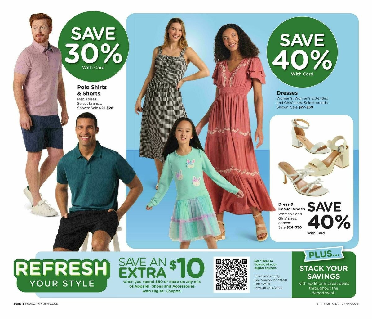 Fred Meyer Home & Apparel Weekly Ad from April 1