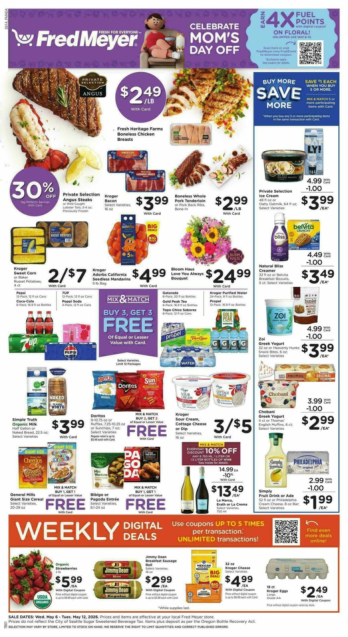Fred Meyer Weekly Ad from May 6