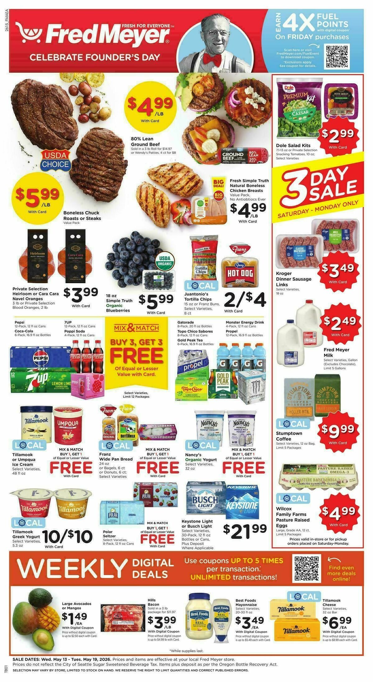 Fred Meyer Weekly Ad from May 13